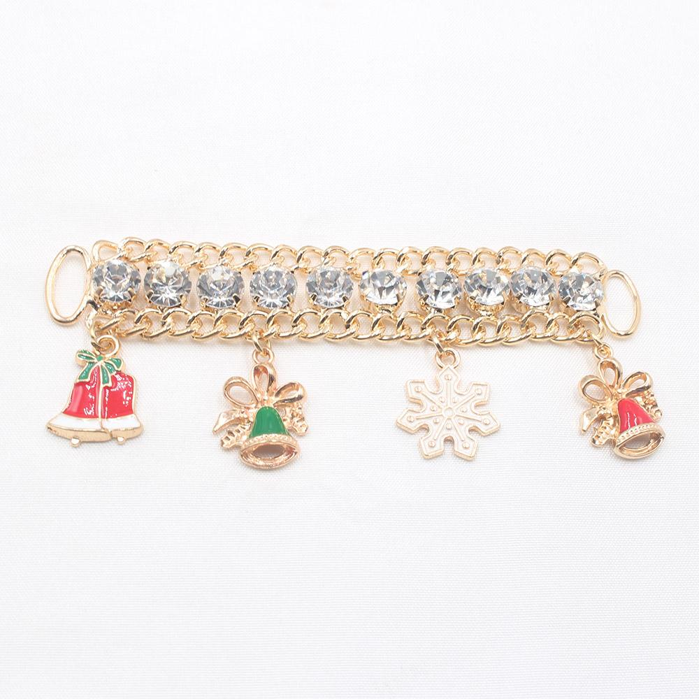 New 1 Piece 105mm Alloy Rhinestone Hanging Accessory Sexy Bikini Connector/luggage Shiny Clothing Wedding Decoration Accessory