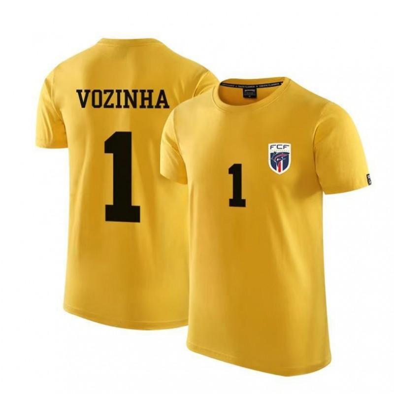 Maglia da Calcio da Uomo a Manica Corta T-shirt Top da Calcio Traspirante Asciugatura Rapida Maglia da Allenamento Sportivo