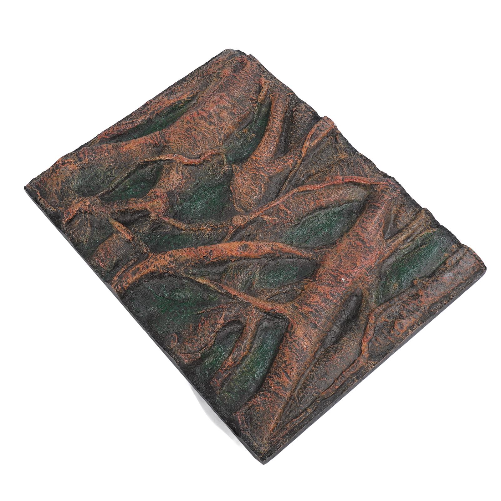 Sfondo per Acquario Multiuso Effetti 3D Vivaci Ben Lavorato Parete di Sfondo per Acquario per Acquario Type 3 black