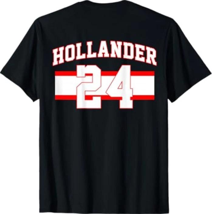 

Футболка для фанатов Hollander Hockey 24 Стиль Имя Номер 4XL