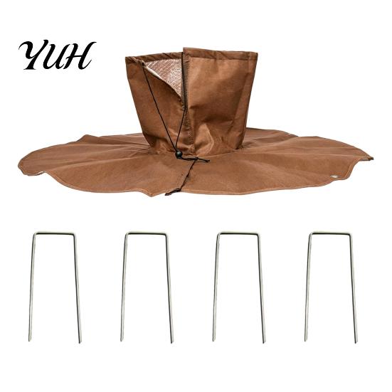 Winter Sapling Protection Palm Tree Protector, Frost Cover with Drawstring And Ground Stakes, Freeze for Trees Insulation Wrap Outdoor Saplings