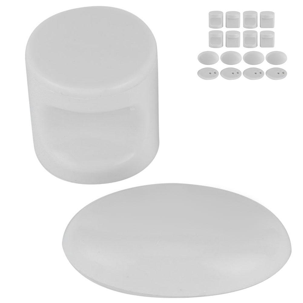 Set da 4 Pomelli per Porta Scorrevoli per Doccia Domestica Maniglie per Porte in Vetro per Bagno Ferramenta (L38)Maniglia L38W