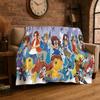 Digimon Adventure Angewomon Agumon Dibujos Animados Manta de Franela Suave Cálida Manta de Tiro para Dormitorio Sala de Estar Cama Viaje Picnic