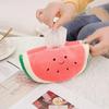 1 Pcs Plush Cute Cartoon Fruit Pineapple Avocado Tissue Box Paper Tissue Holder Napkin Case Pouch Gifts