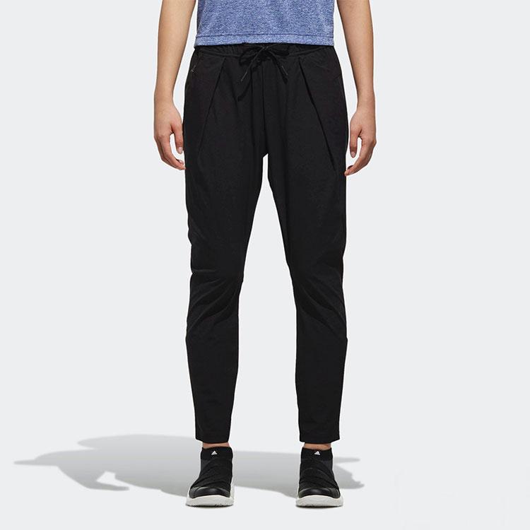 Adidas Warm Pants Solid Color Sports Casual Long Pants Women Pants Black DJ2919