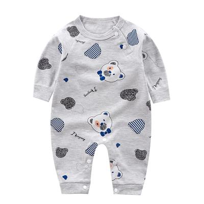 Salopetă Imprimeu Mânecă Lungă Bebeluş Băiat Fată Copii Haine Unisex Casual Ilustraţie Bumbac 23579 Stil 20 6 Luni [Misia Luxury] Primăvară/Toamnă Copii