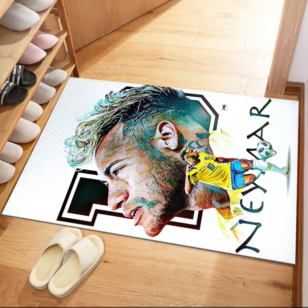 Quadratische Teppiche mit brasilianischen Fußballstars sind eine großartige Wahl für Wohnzimmer, Schlafzimmer, Heimdekoration und als Geschenke.