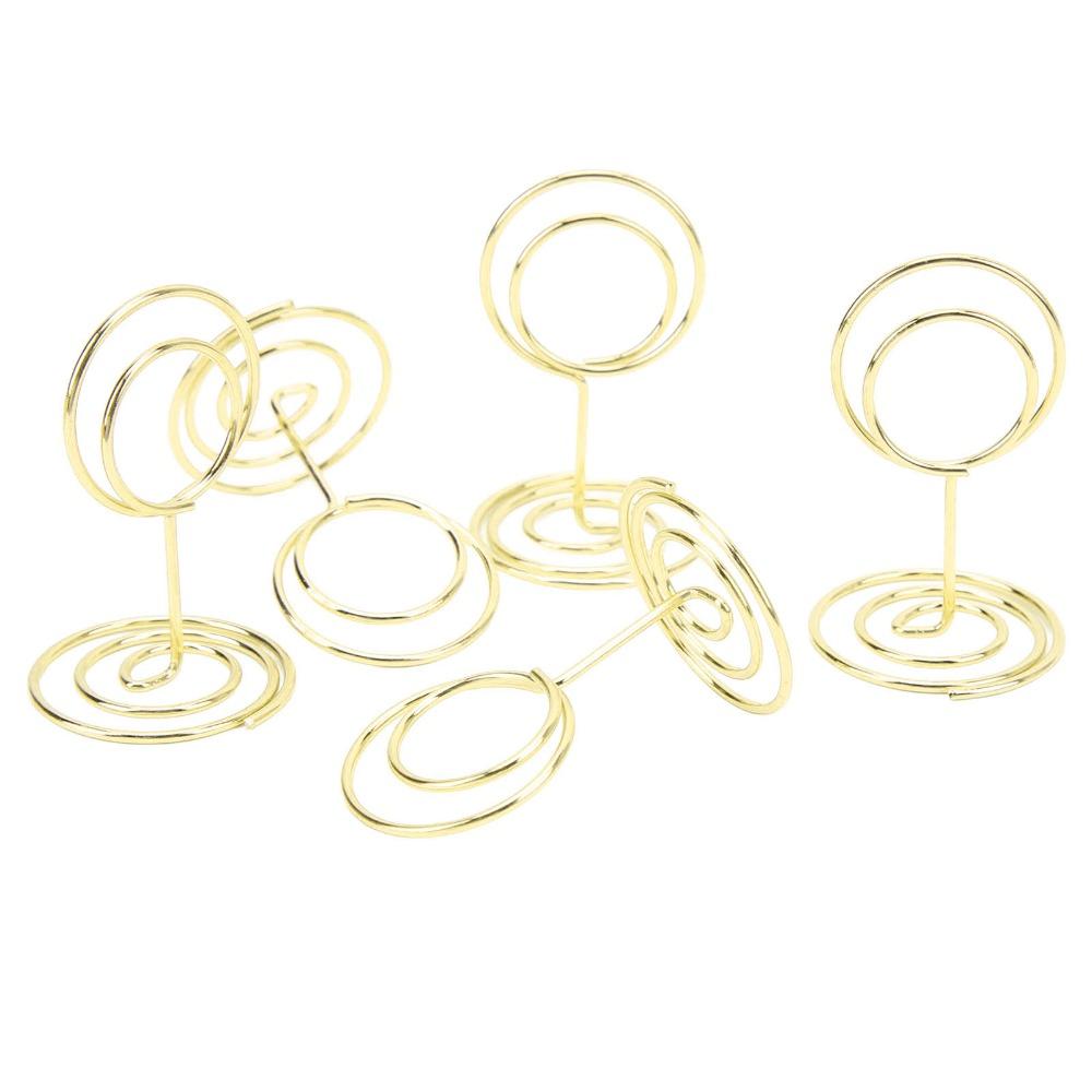20Pc Stable Table Number Stands Round Shaped Table Number Holder Wedding Centerpieces
