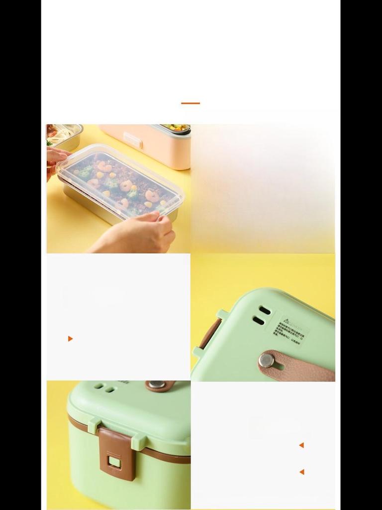 Elektrische Lunchbox mit Doppelspannung, Heiz- und Dampffunktion und Wärmespeicherung