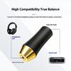 4Pin Auditory Adapter Durability Gold Plated Contacts Universal Compatibility For Professional Sound Systems
