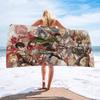 Anime A-Attack On Titan Small Microfiber Blanket Quick Drying Beach Towels Oversized Printing Super Absorbent Pool Towel Blanket