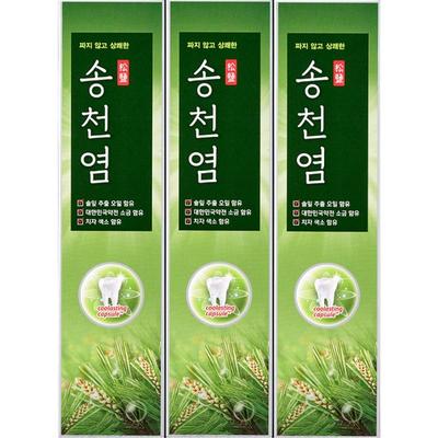 Median Songcheonyeom Toothpaste 120g, 3 Pieces Korean Toothpaste