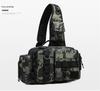 Men's Large Capacity Crossbody Fishing Tackle Bag - Multifunctional Chest Bag for Outdoor Use