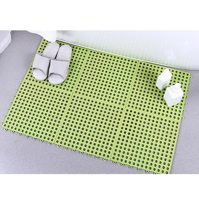 Non-Slip Bathroom Mat With 118 Suction Cups - 24.8x15.7 Inch Rainbow Shower Mat With Drain Holes
