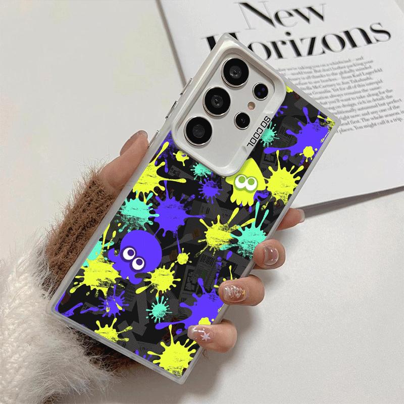 S-Splatoons Game Shockproof Phone Case for Samsung Galaxy S26 Edge S25 Ultra S24 FE S23 Plus S21 Cover Anti Fall Fundas