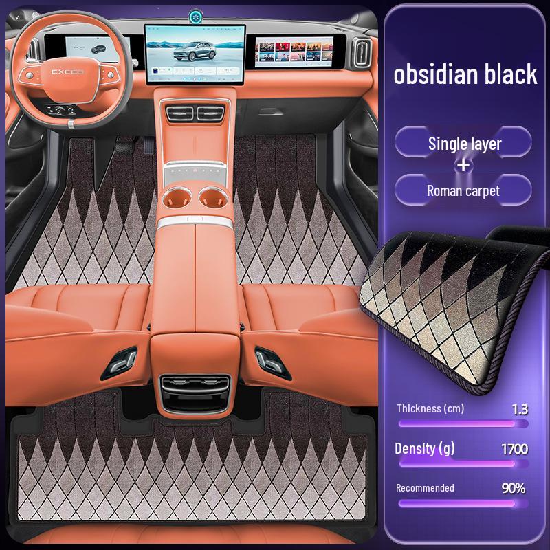 Eco-Friendly Double-Layer Floor Mats for Xingtu ET5: Waterproof & Dustproof Car Interior Accessories