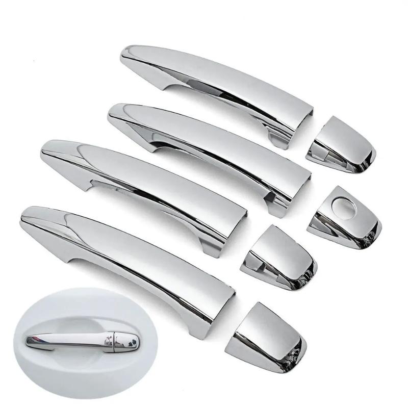Car Decoration Door Handle Cover For Toyota Sienna XL30 2011- All Model Chrome Silver Cars Accessories Exterior Styling