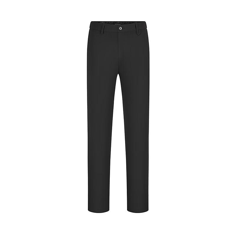 Qipai Men's Cupro Blend Business Casual Trousers
