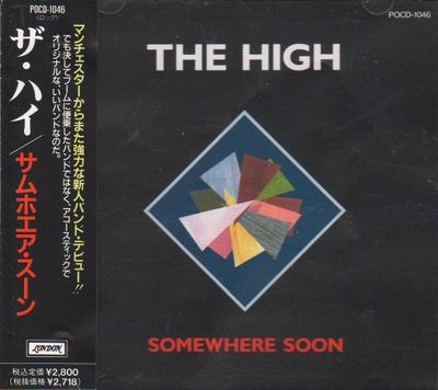 CD HIGH - Somewhere Soon POCD1046 London Records 1991 Japan ObiRock Used