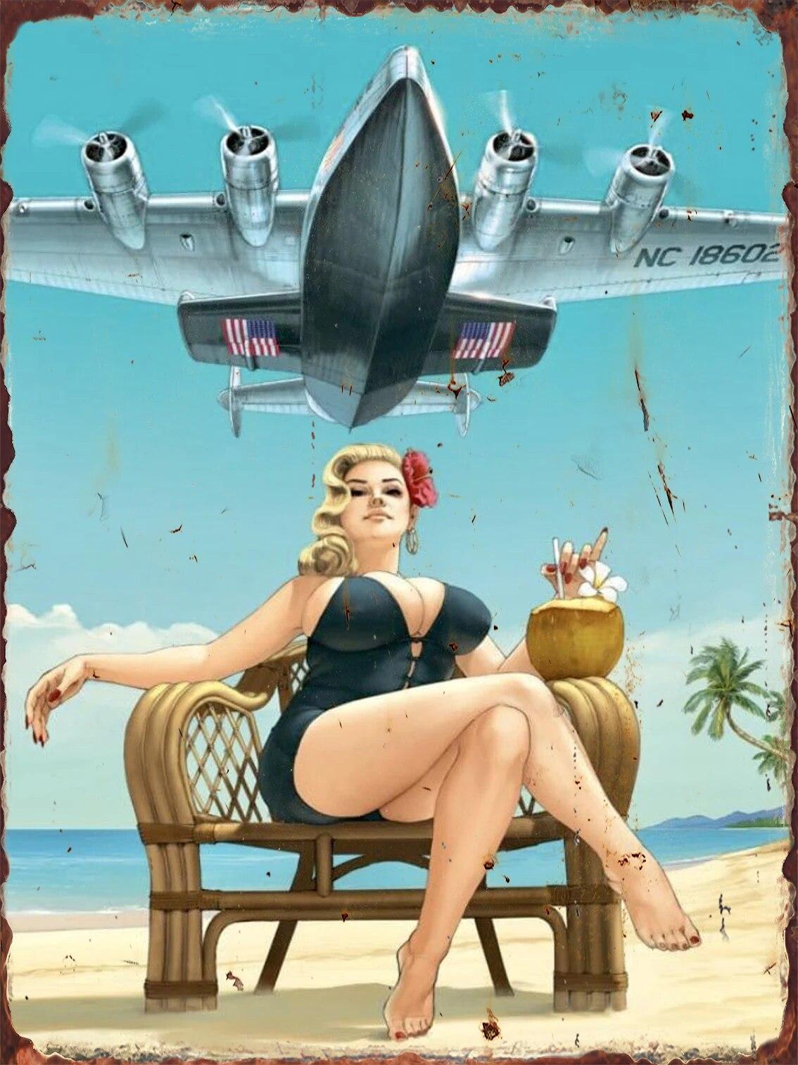 

Металлические вывески в стиле ретро для девочек, плакаты для клуба, магазина, паба, дома, спальни, жестяная вывеска, декоративные таблички, живопись, настенное эстетическое украшение 20x30cm-7.9x11.8inch