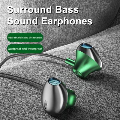 Heavy Bass Gaming Headphones HIFI Sound Bass-enhanced Noise-cancelling Microphone 3.5mm Wired Earphones