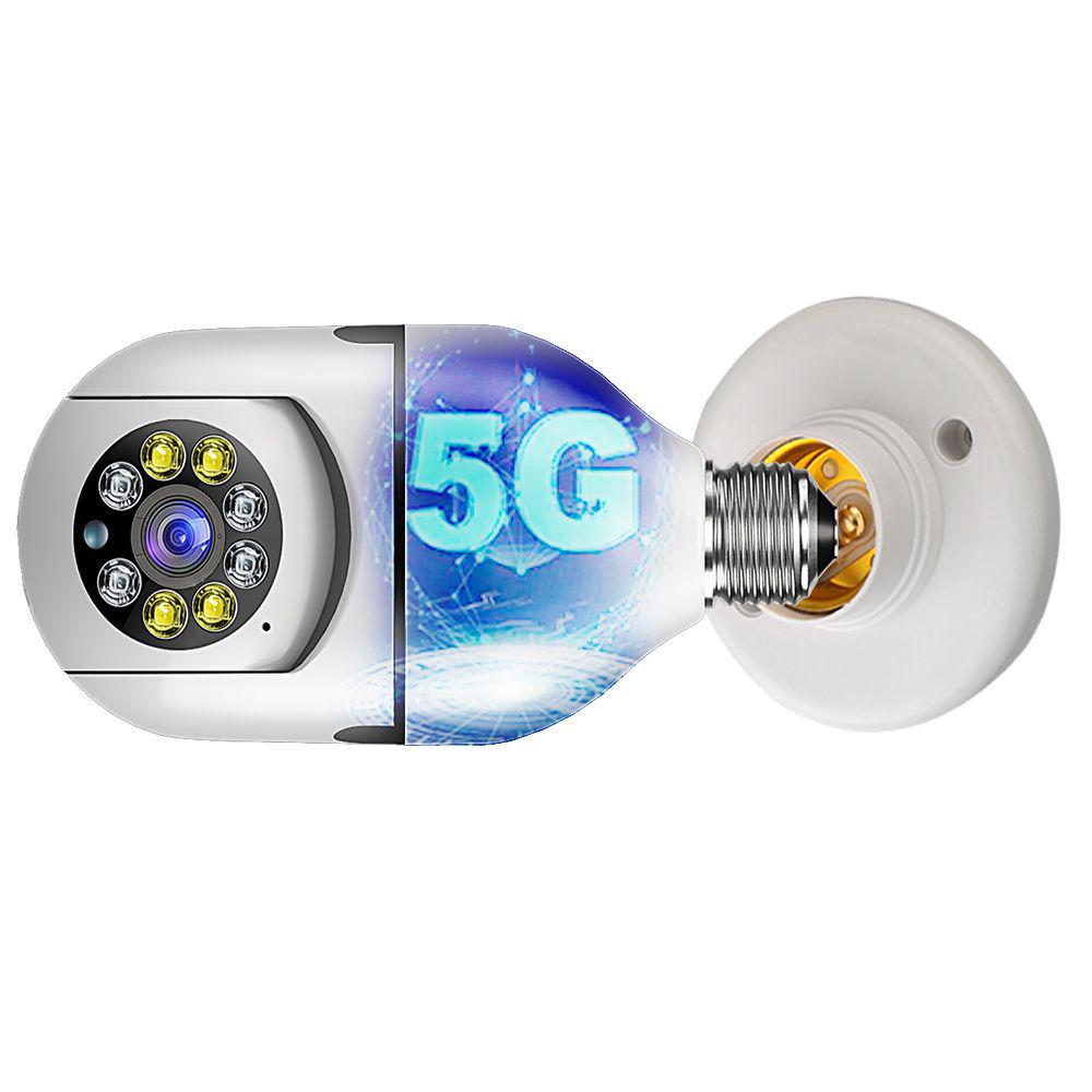 360-Degree Panoramic HD WiFi Light Bulb Surveillance Camera