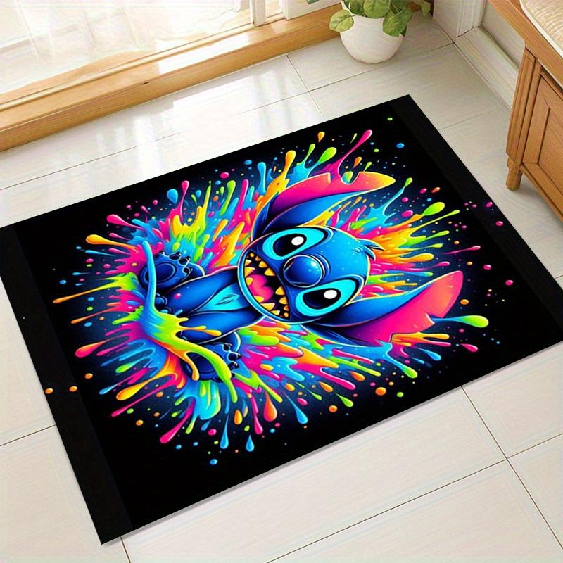 

1pc. Colorful Stitch Splash Art Rug - Perfect for Home, Office, or Outdoor Decor; Unique Gift Idea!z0414268 60cm by 90cm
