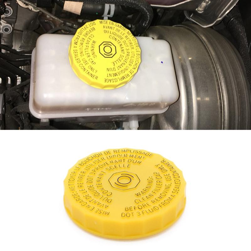 

Master Cylinder Reservoir Cap For Jeep Wrangler Chrysler 200 Pacifica RAM 2500 68211910AB 68303540AA жёлтый