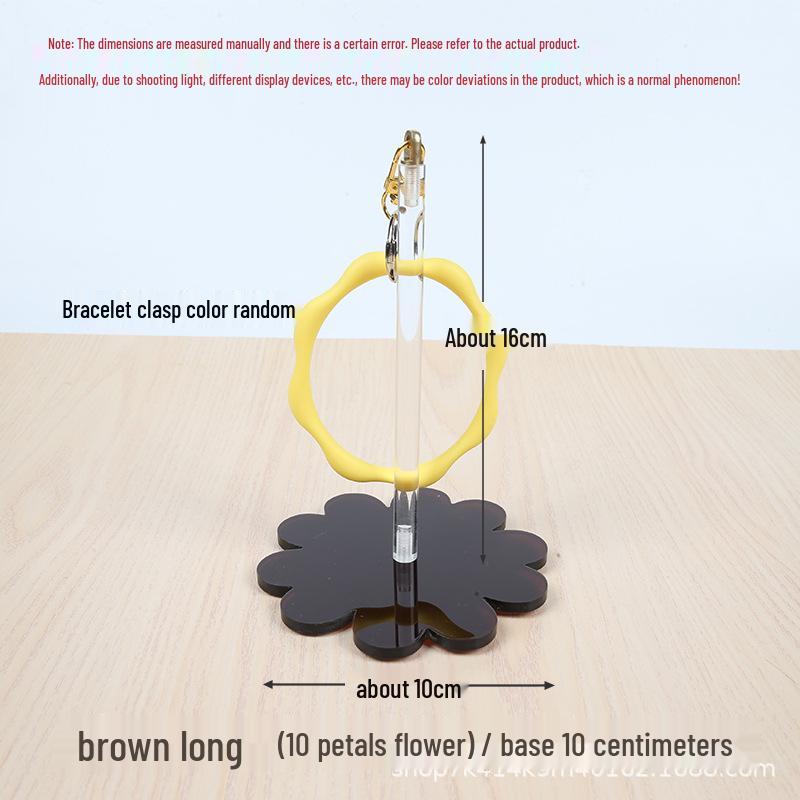 Portable Wooden Yarn Holder for DIY Knitting