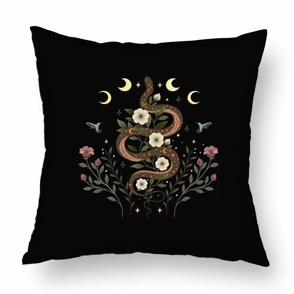 Psychedelic Moon Pillowcase Decoration Room Aesthetics Butterfly Pillowcase Bed Living  Home