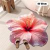 New Flower Carpet Special-Shaped Soft Peony Floor Mat Durable 40X40Cm Non-Slip Absorbent Bathroom Floor Mat