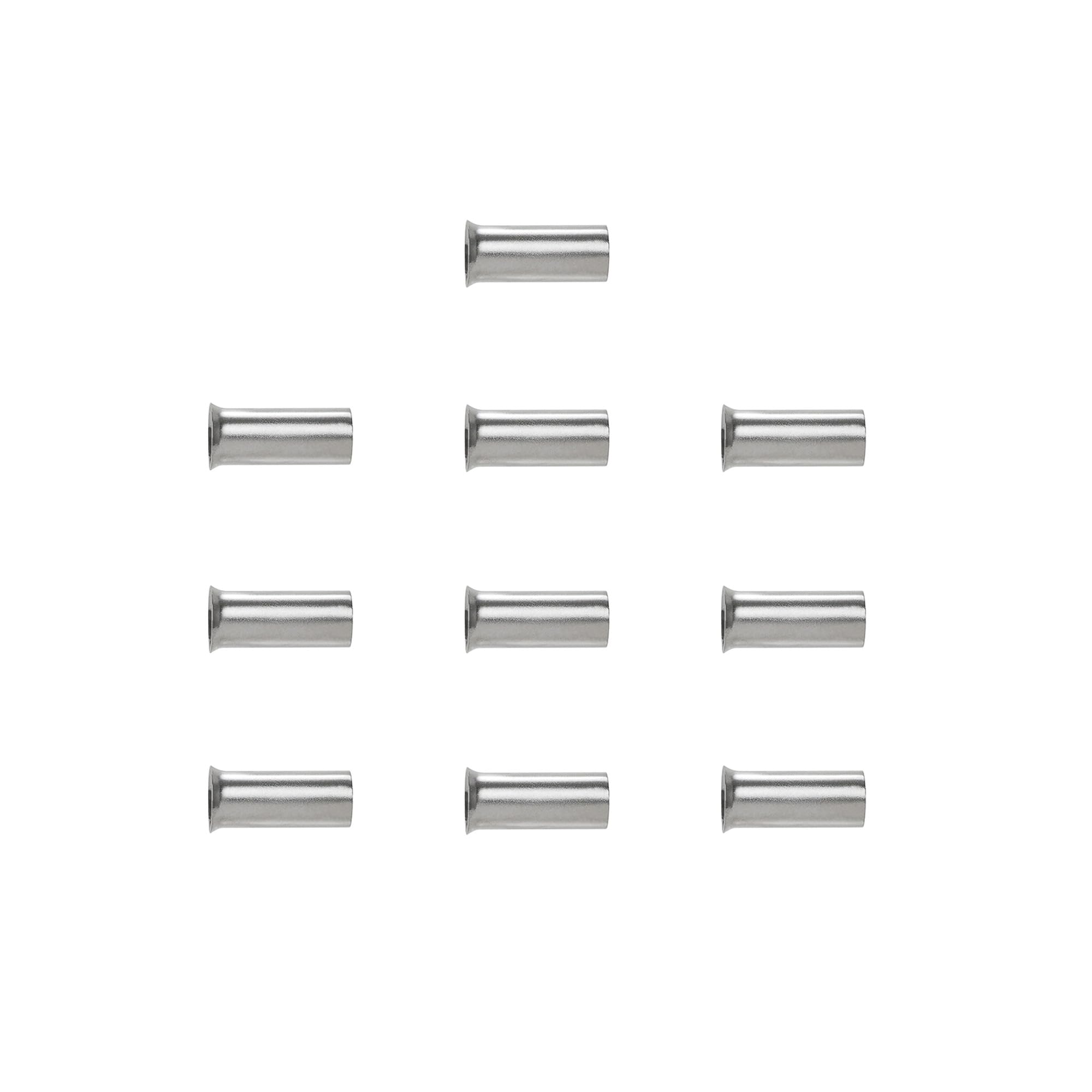 

Audio-Technica AT-RXC810 Rexat Cable End Terminals for 8AWG, Triple-Layer Coated (Copper Undercoat/Gold Flash/Ruthenium), Pack of 10, Made in Japan