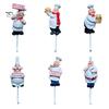 No Damage Wall Hook Cute Chef Shape Hook, Strong Resin Kitchen Punch Bearing Capacity Adhesive Backing Decorative for Home Hang Utensils Dishcloths
