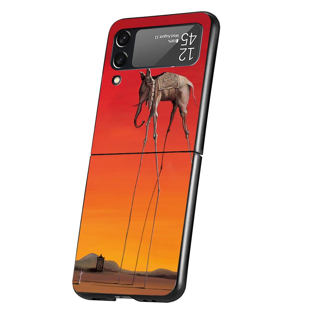 Coque de téléphone Art Salvador Dali Pour Samsung Galaxy Z Flip 7 6 5 4 3 5G Housse ZFlip7 ZFlip6 ZFlip4 ZFlip5 ZFlip3 Coque Fundas Galaxy