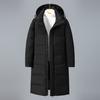 2025 New Cold Clothing Men's Long Winter Youth Men's Women's Hooded Warm Jacket