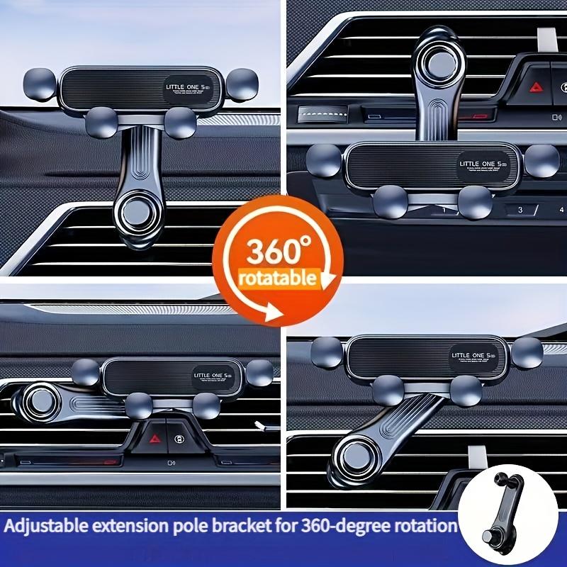 Car Air Vents Clip Mount Stand Extension Rod 360° Rotatable Gravity Car Phone Holder In Smartphone Holder Bracket GPS Support