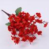 1 Bunch 38cm Artificial Plum Flower Silk Petals Spring Winter Garden Potted Plants Wedding Scene DIY Home Bouquet Decoration