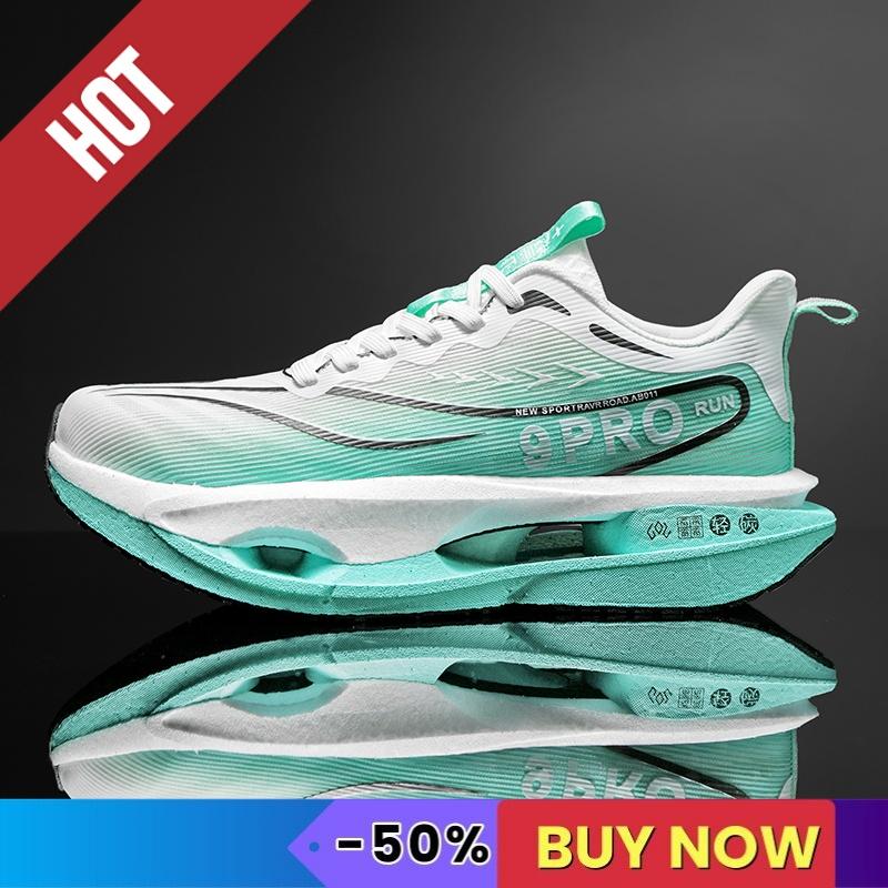 NEW Sports Running Shoes Men Marathon Sneakers Breathable Comfort Brand Trend Women Athletic Outdoor Race Sneakers Carbon Plate