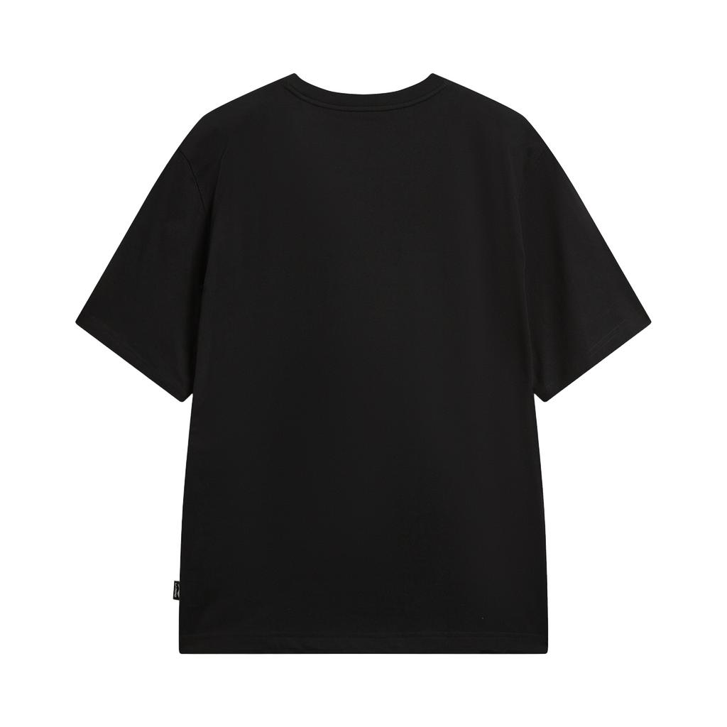 Li-Ning Sports Lifestyle Series Brand Logo Quick-Dry Cool Round Neck Sewn T-Shirt Men Tops AHSW277-3