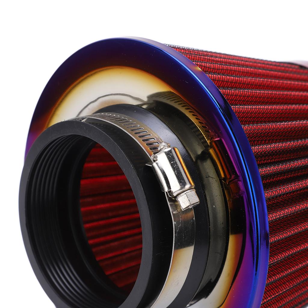 Car     Filter 3inCelsius76mm High Performance Washable Reusable Cone   Accessory