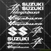 For Hayabusa Sticker Motorcycle Stickers Tank Helmet Logo Decals Kit