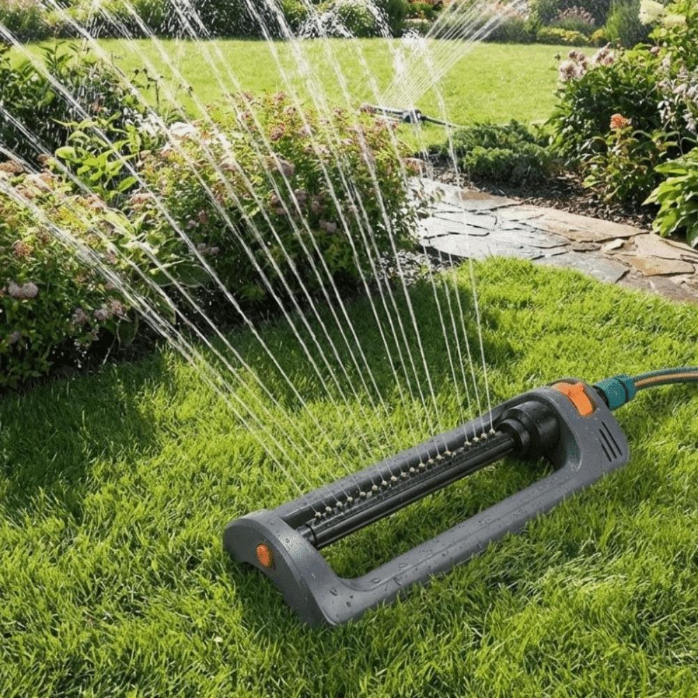 19 Hole Nozzles Swing Irrigation Sprinkler 4 Modes Garden Sprinkler Heads  Lawn Irrigation