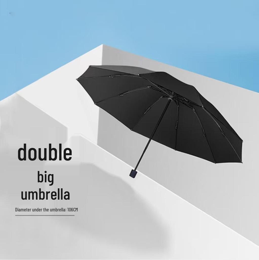 24-Rib Men's Large UV Sun Protection Umbrella with Custom Logo
