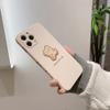 Side Cartoon Bear for IPhone16 for Apple 17 Phone Case 15Pro Max All-Inclusive 14/X for 8p/13 Matte