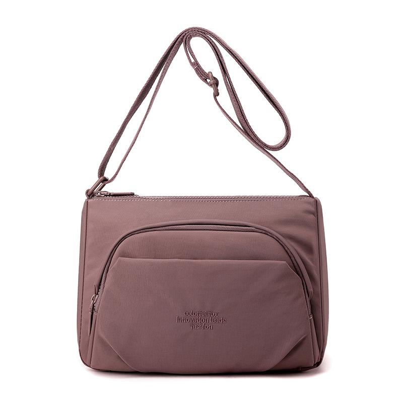 Small square bag, multi-layer women's messenger bag, casual mobile phone bag, nylon bag, women's bag, shoulder bag.