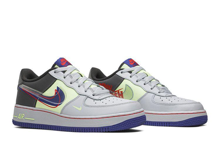 Kids' Sneakers Nike Air Force 1 Low Dunk It (GS) Pure Platinum/Rush Violet