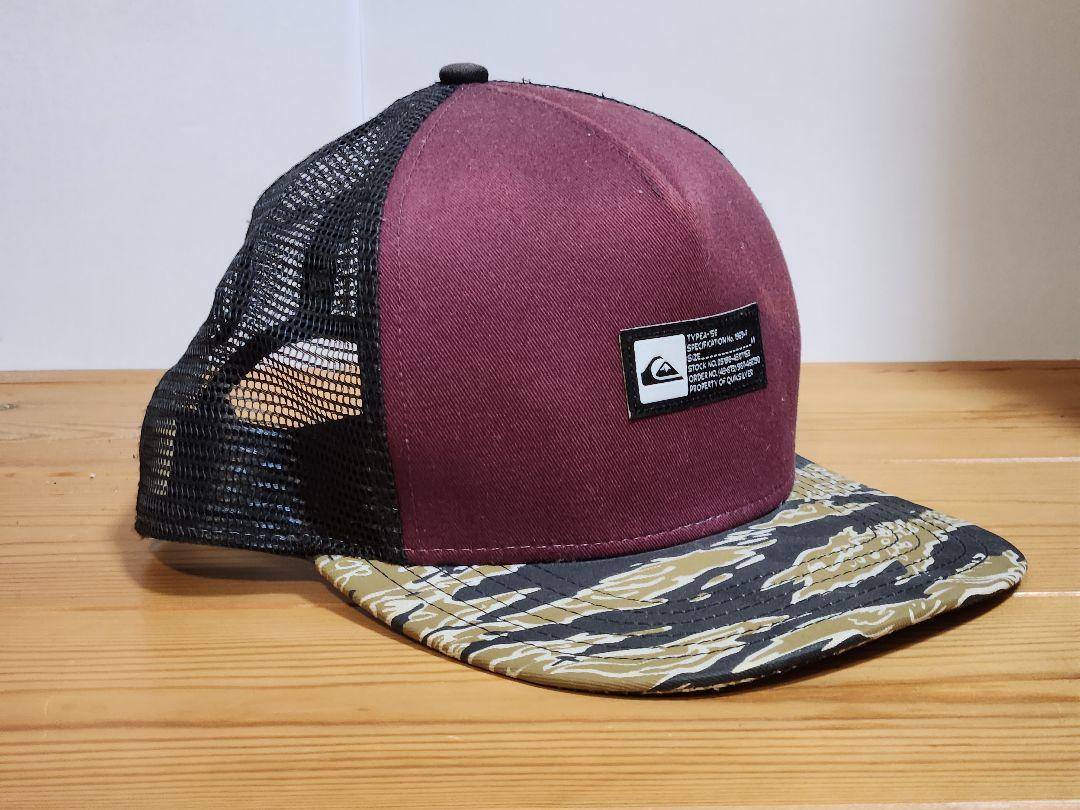 

[USED] NEWERA QUIKSILVER Collaboration Model Cap Red/Black/Camouflage