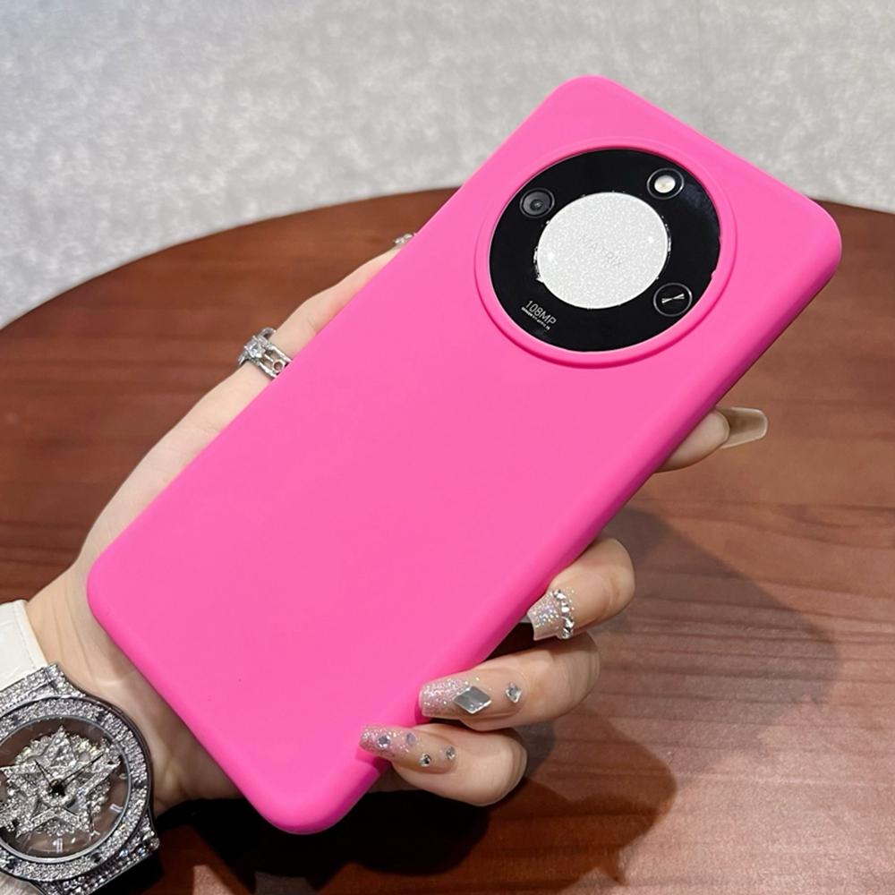 For Honor X60 5G Case Skin-Friendly Liquid Silicone+PC Phone Cover