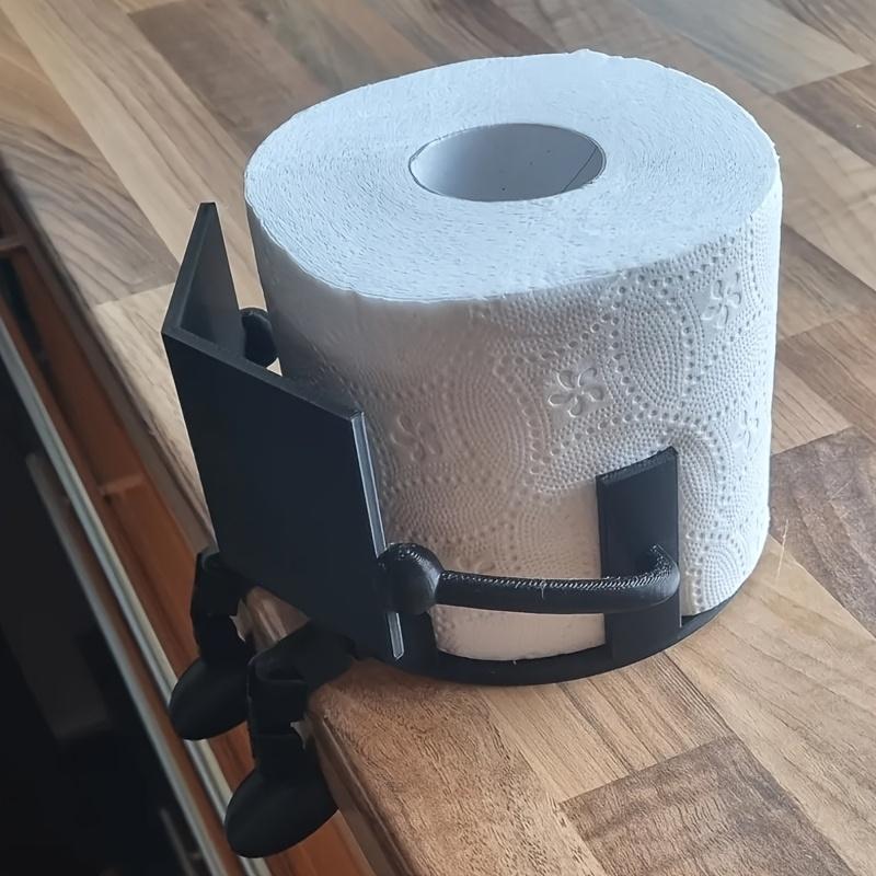 Fun Toilet Paper Holder - Practical and Artistic with Adjustable Joint Design, Suitable for Office, Home Bathroom or Any Restroom