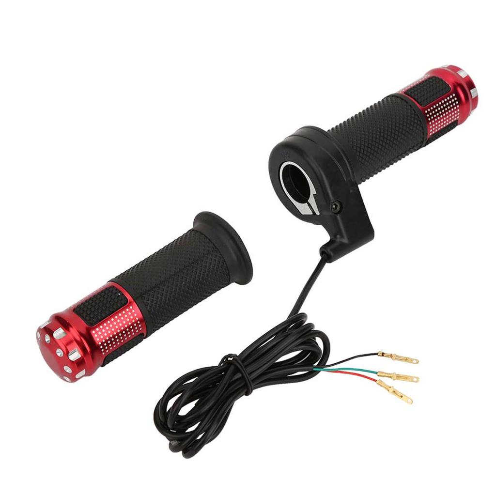 1Pair Universal Throttle Grip Accessory with 1.5m Length Cable for Electric Bike